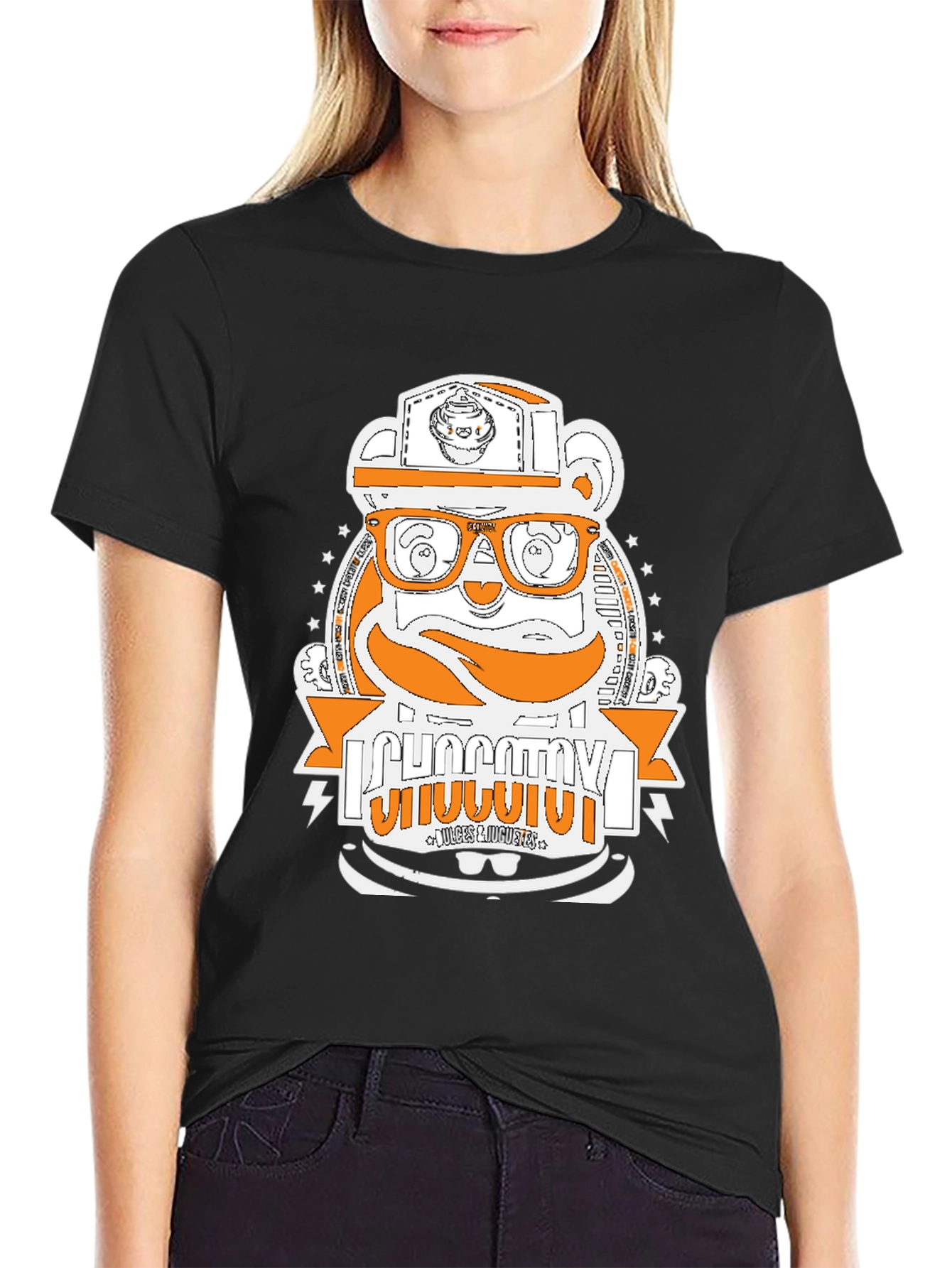 Funky Graphic Tee - Bear Design