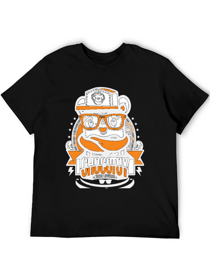 Funky Graphic Tee - Bear Design