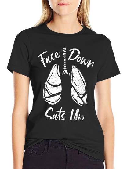 Face Down Sats Up Graphic Tee