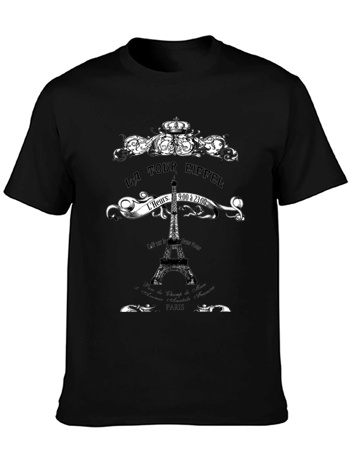 La Tour Eiffel Graphic Tee - Paris Landmark T-Shirt