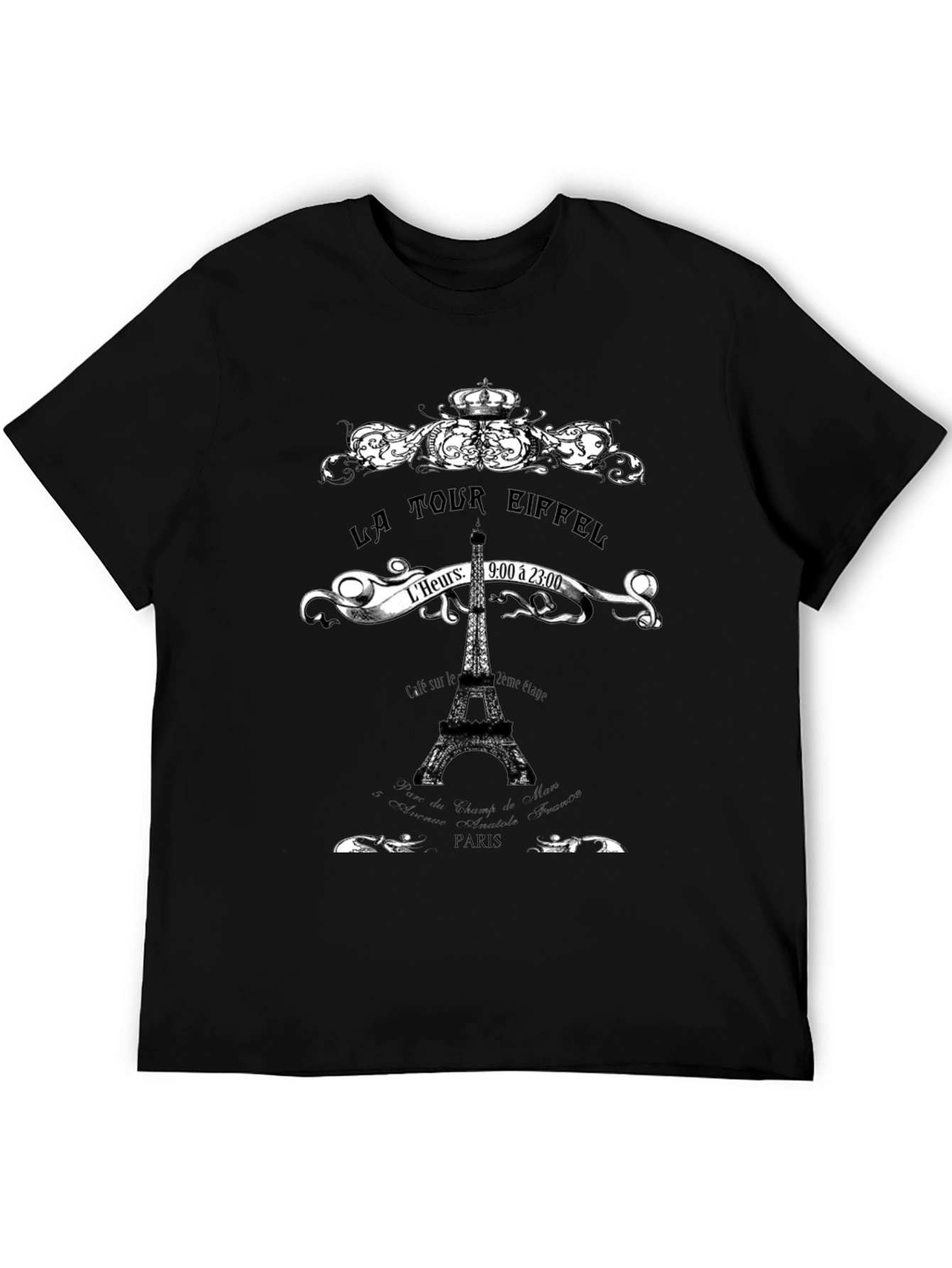 La Tour Eiffel Graphic Tee - Paris Landmark T-Shirt
