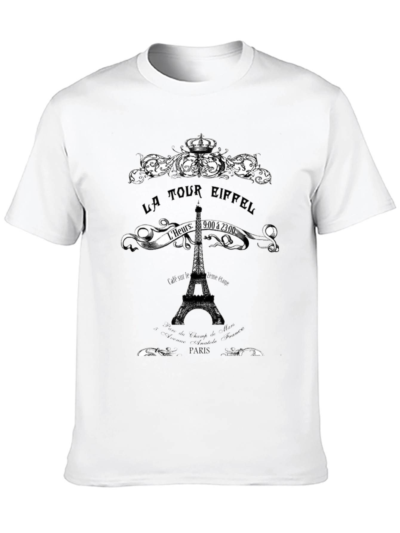 La Tour Eiffel Graphic Tee - Paris Landmark T-Shirt