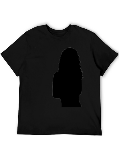 Silhouette Graphic Black T-Shirt