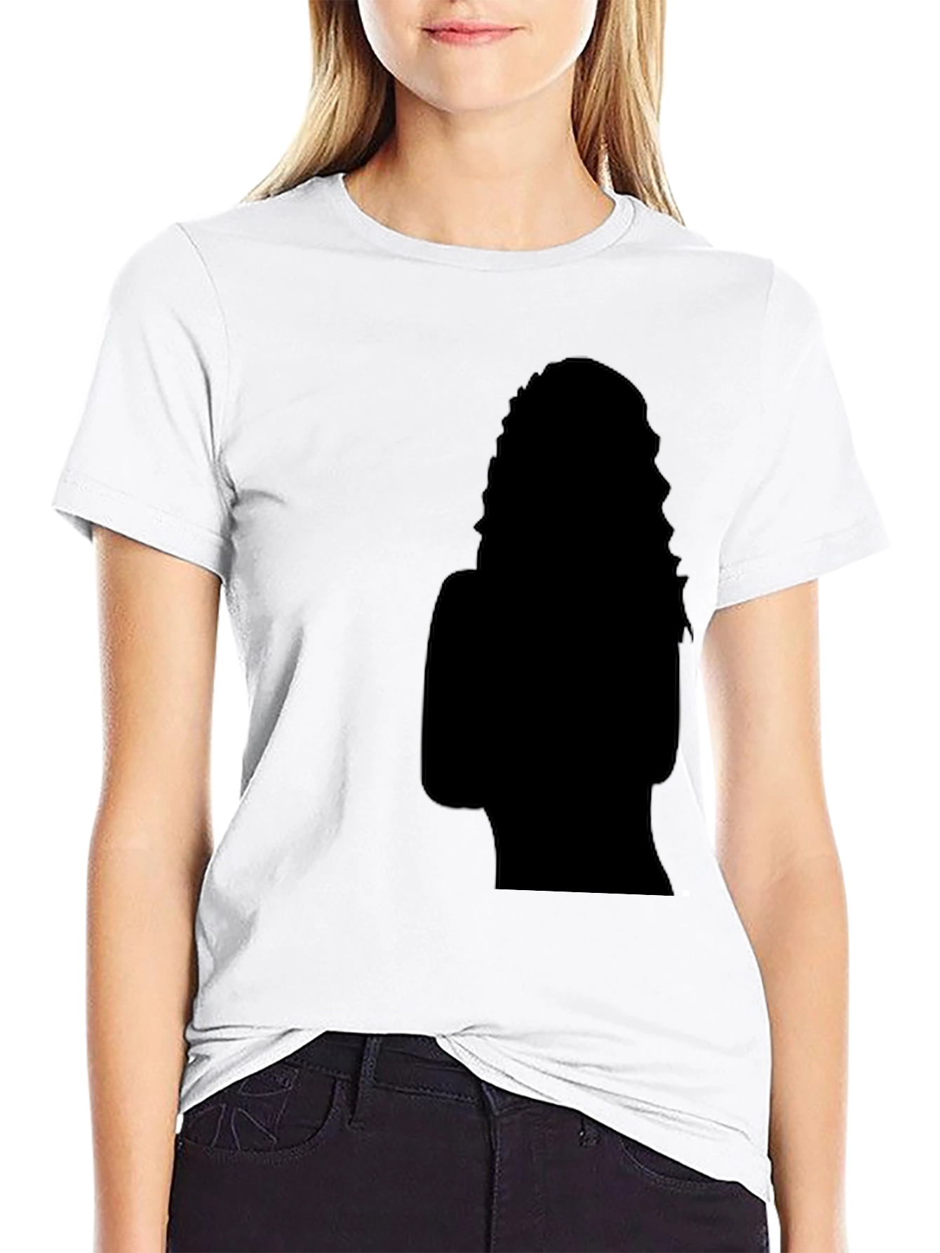 Silhouette Graphic Black T-Shirt