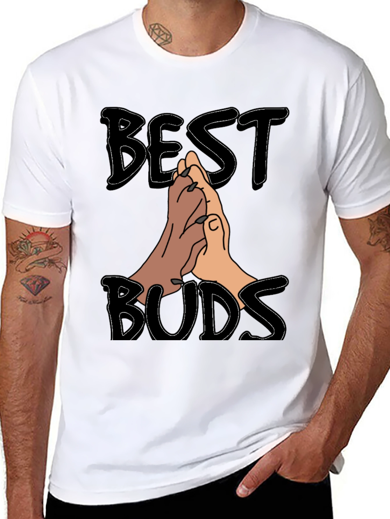 Best Buds Dog & Owner Matching T-Shirt