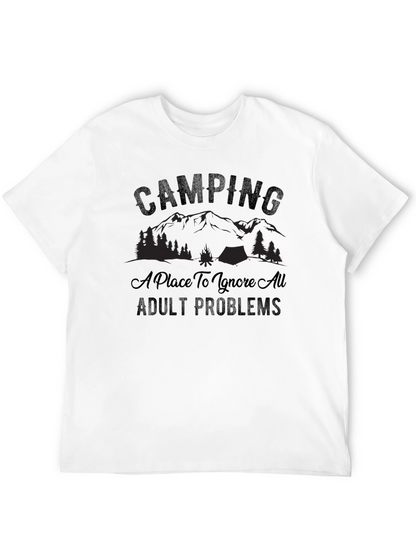 Camping: Ignore Adult Problems T-Shirt