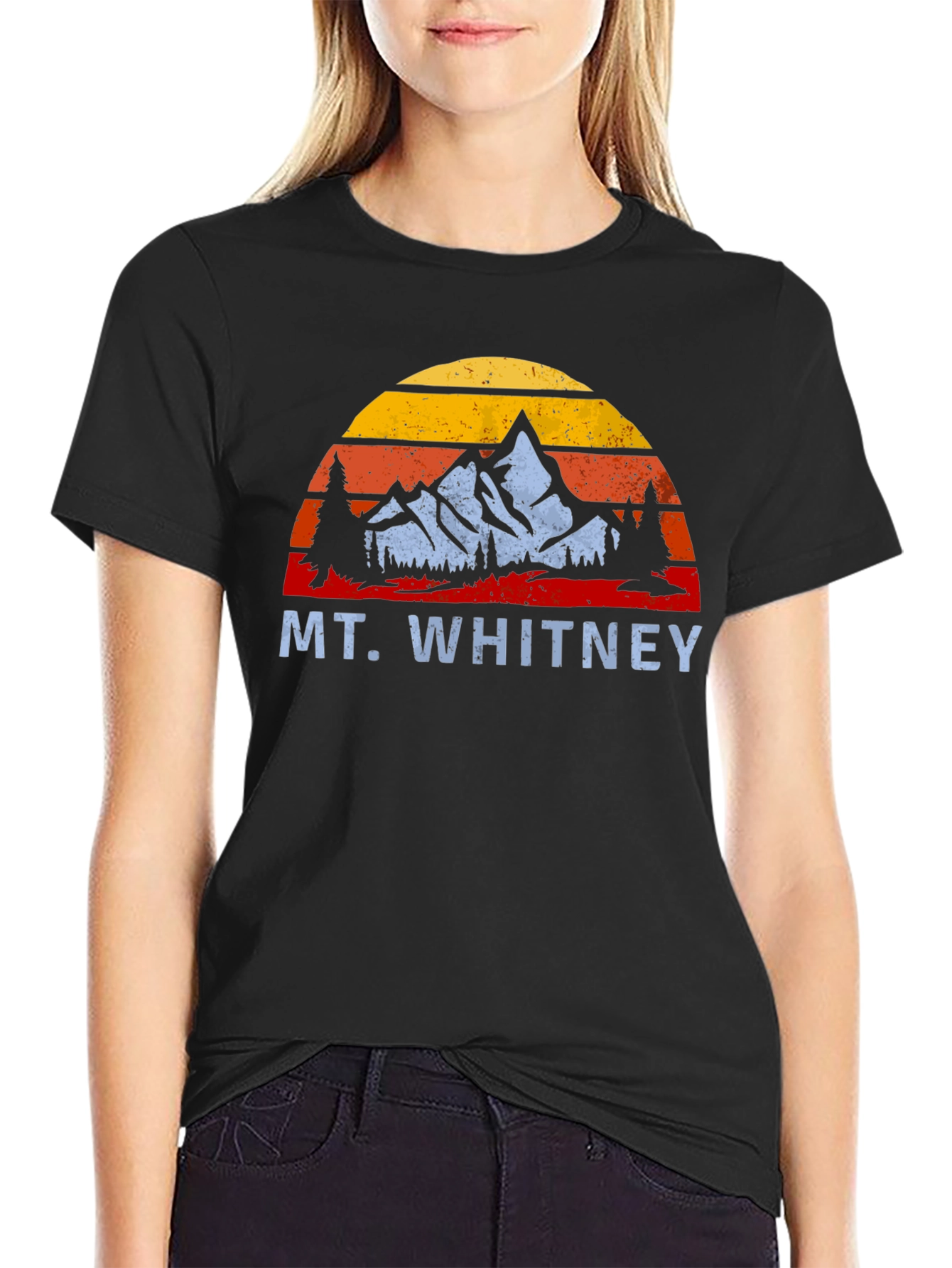 Mt. Whitney Retro Sunset T-Shirt