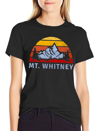 Mt. Whitney Retro Sunset T-Shirt
