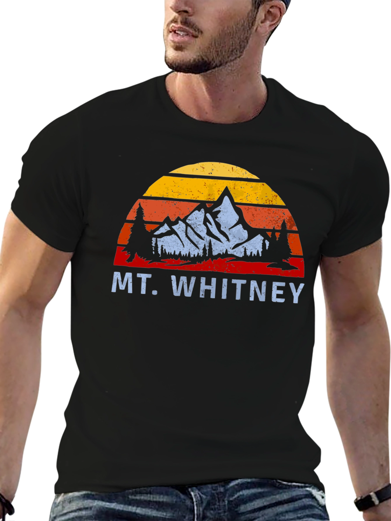 Mt. Whitney Retro Sunset T-Shirt