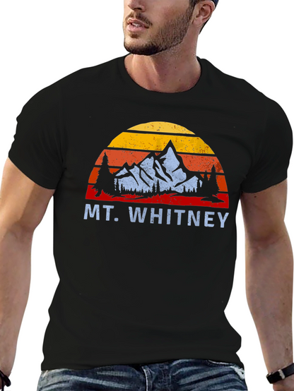 Mt. Whitney Retro Sunset T-Shirt