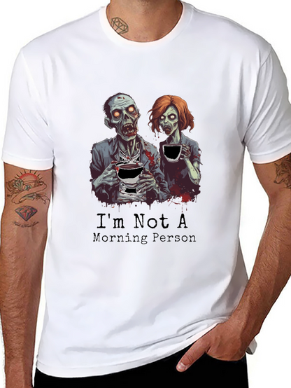 Zombie Morning Person Graphic T-Shirt