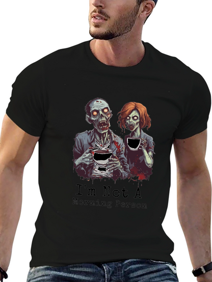 Zombie Morning Person Graphic T-Shirt