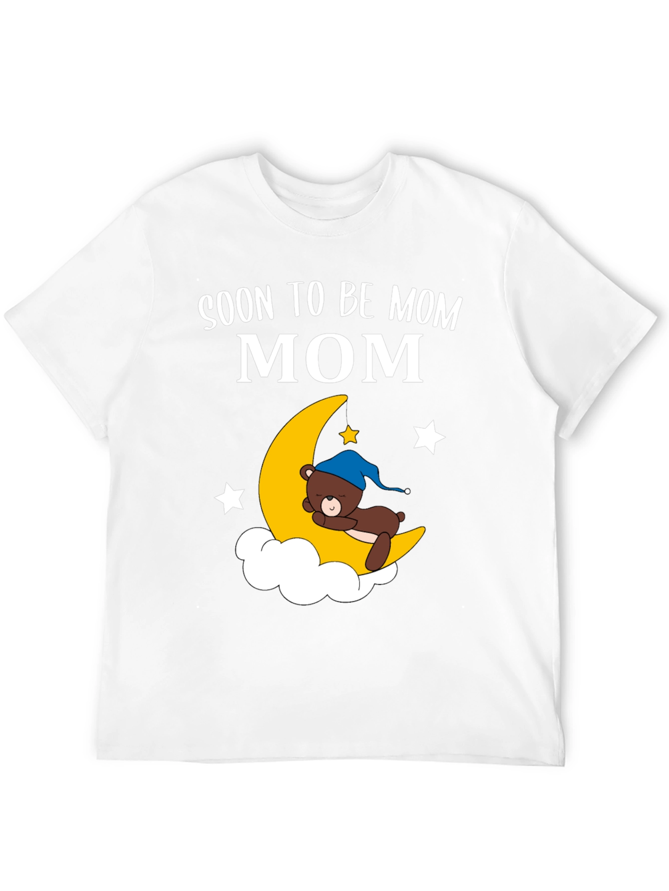Soon To Be Mom Moon & Bear Graphic Tee