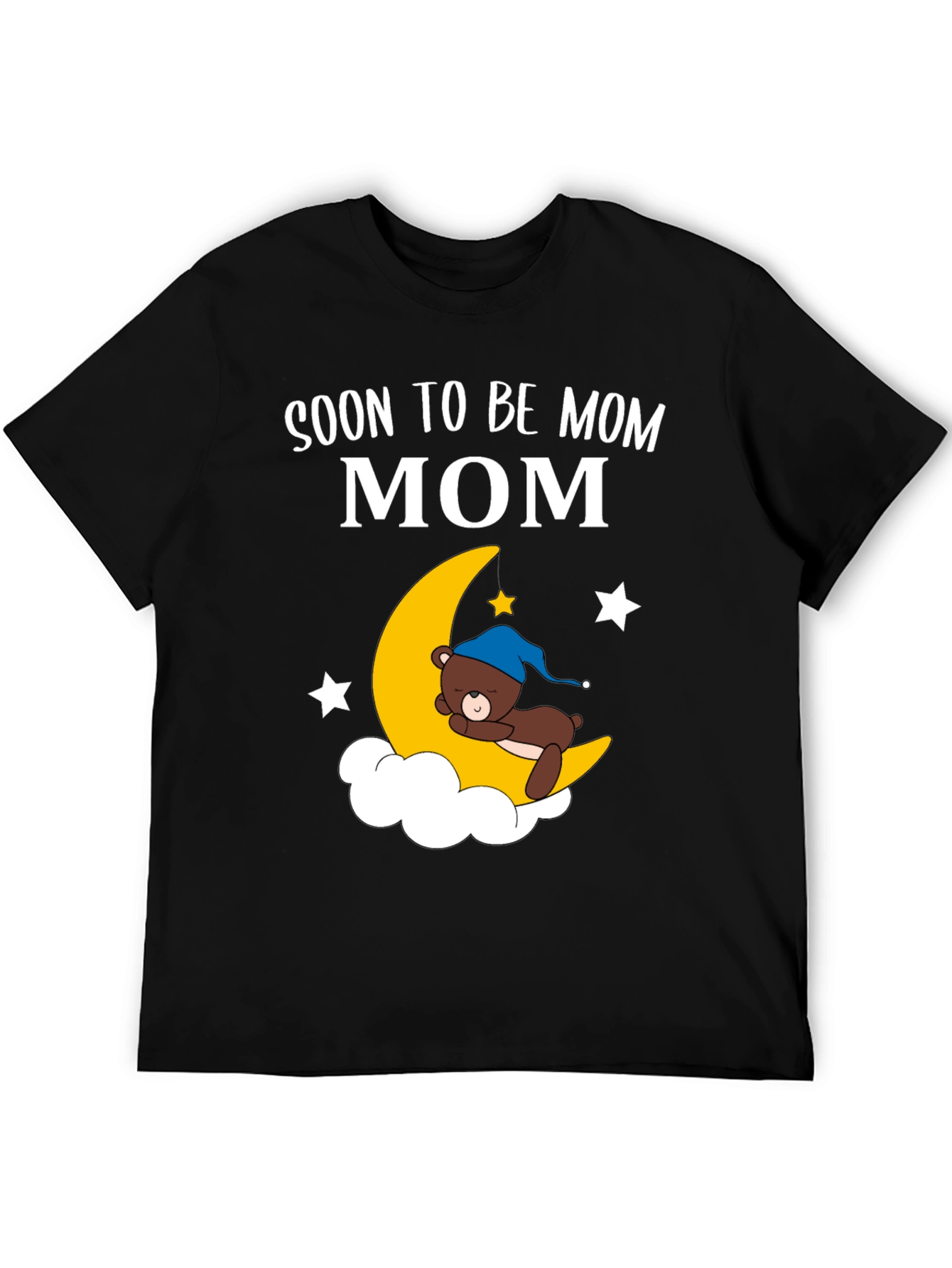 Soon To Be Mom Moon & Bear Graphic Tee