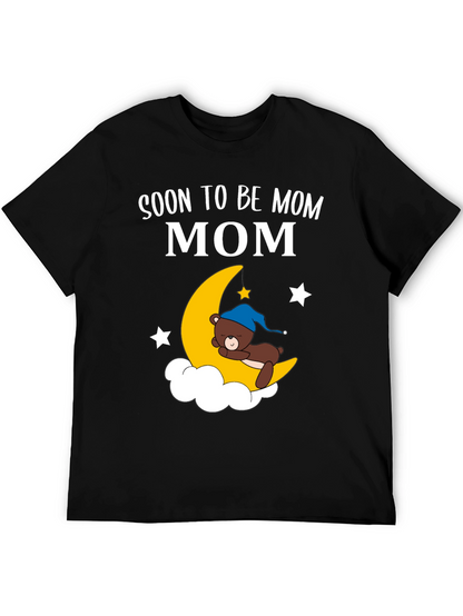 Soon To Be Mom Moon & Bear Graphic Tee