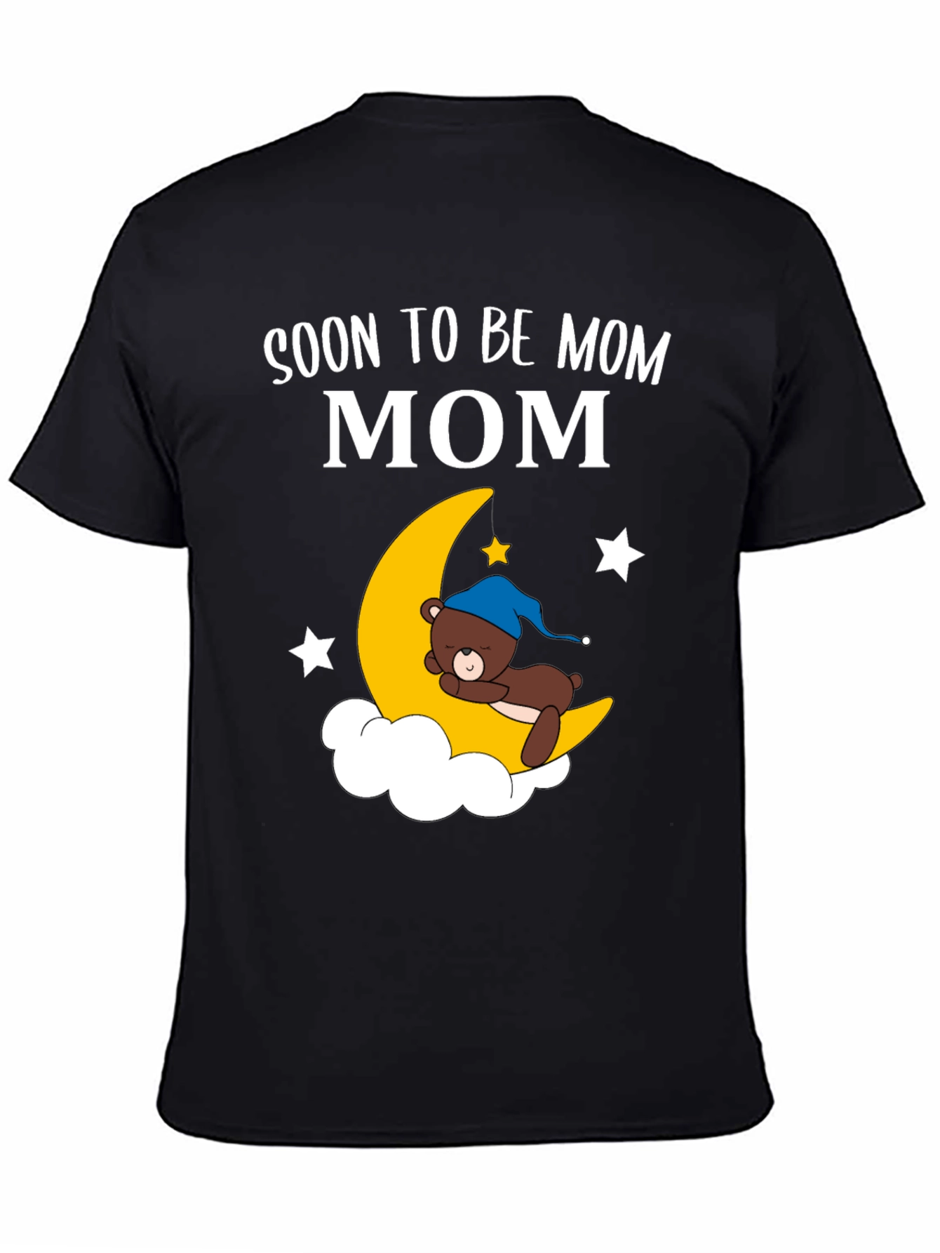 Soon To Be Mom Moon & Bear Graphic Tee