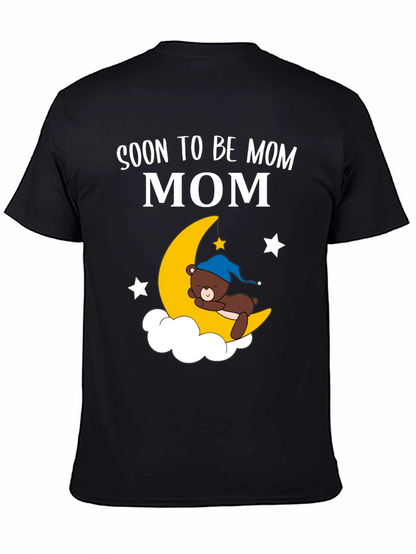 Soon To Be Mom Moon & Bear Graphic Tee