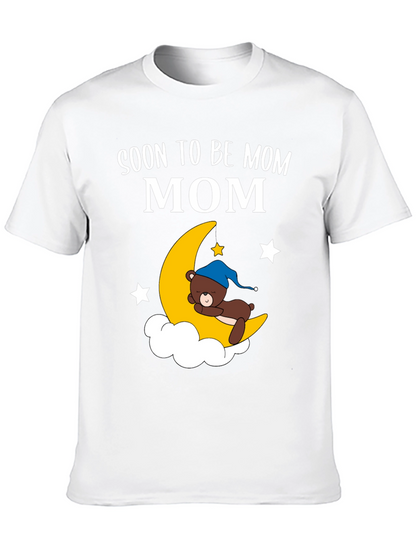 Soon To Be Mom Moon & Bear Graphic Tee