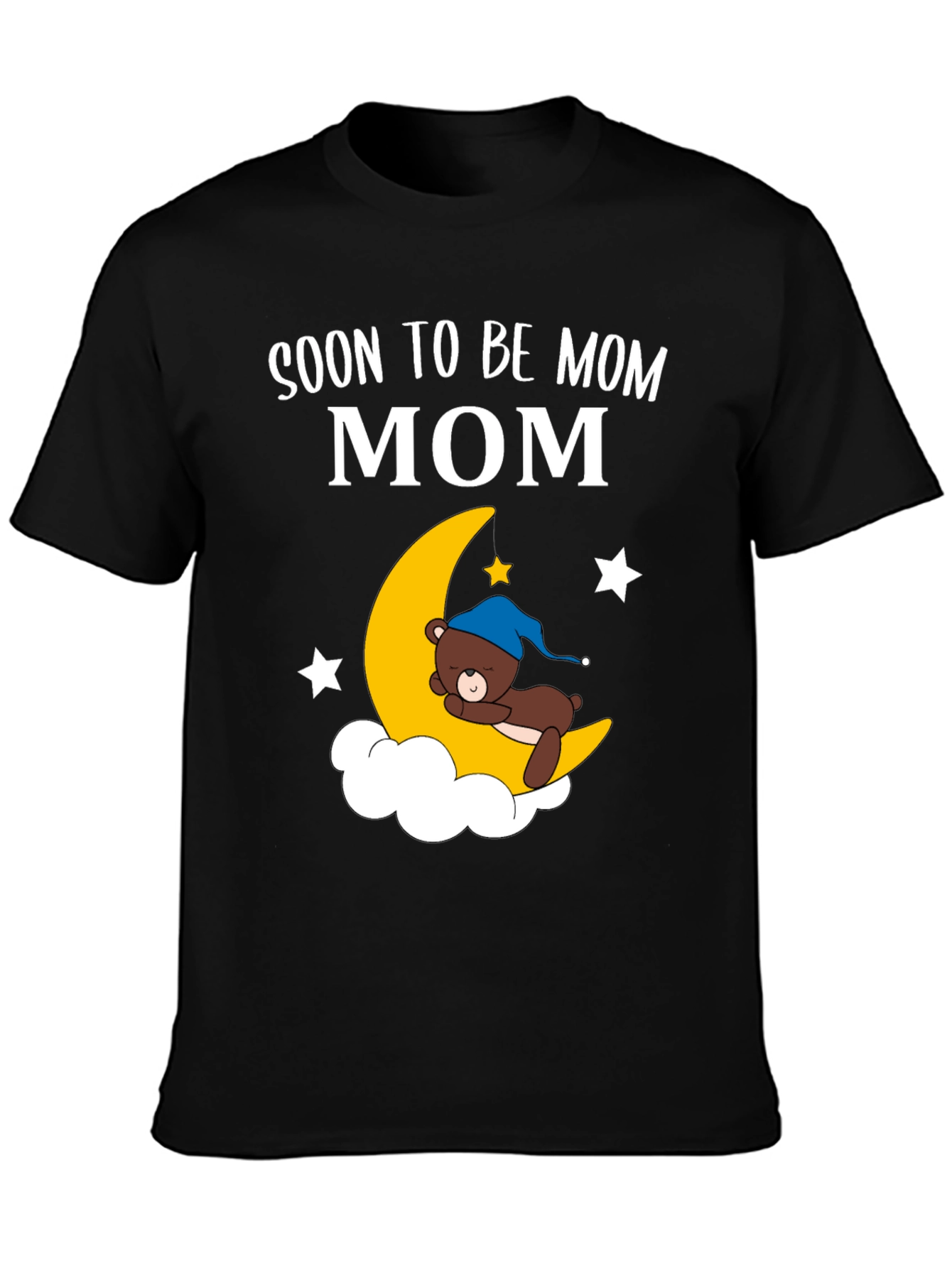 Soon To Be Mom Moon & Bear Graphic Tee