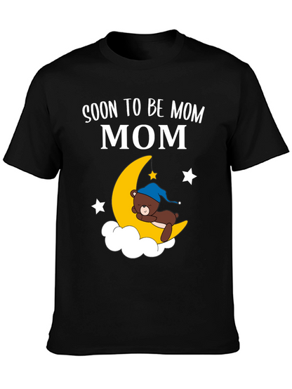 Soon To Be Mom Moon & Bear Graphic Tee