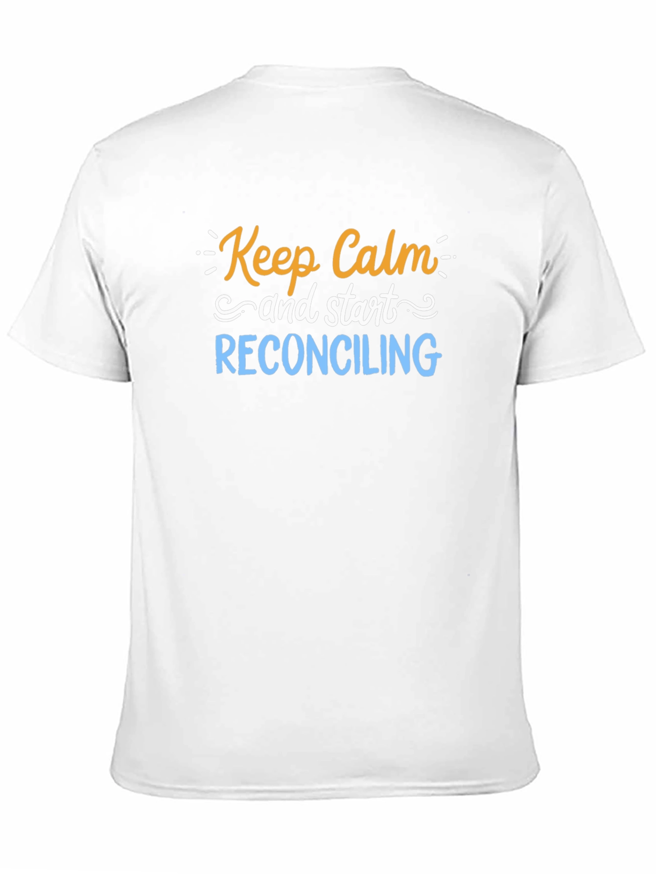 Keep Calm Reconciling Black T-Shirt