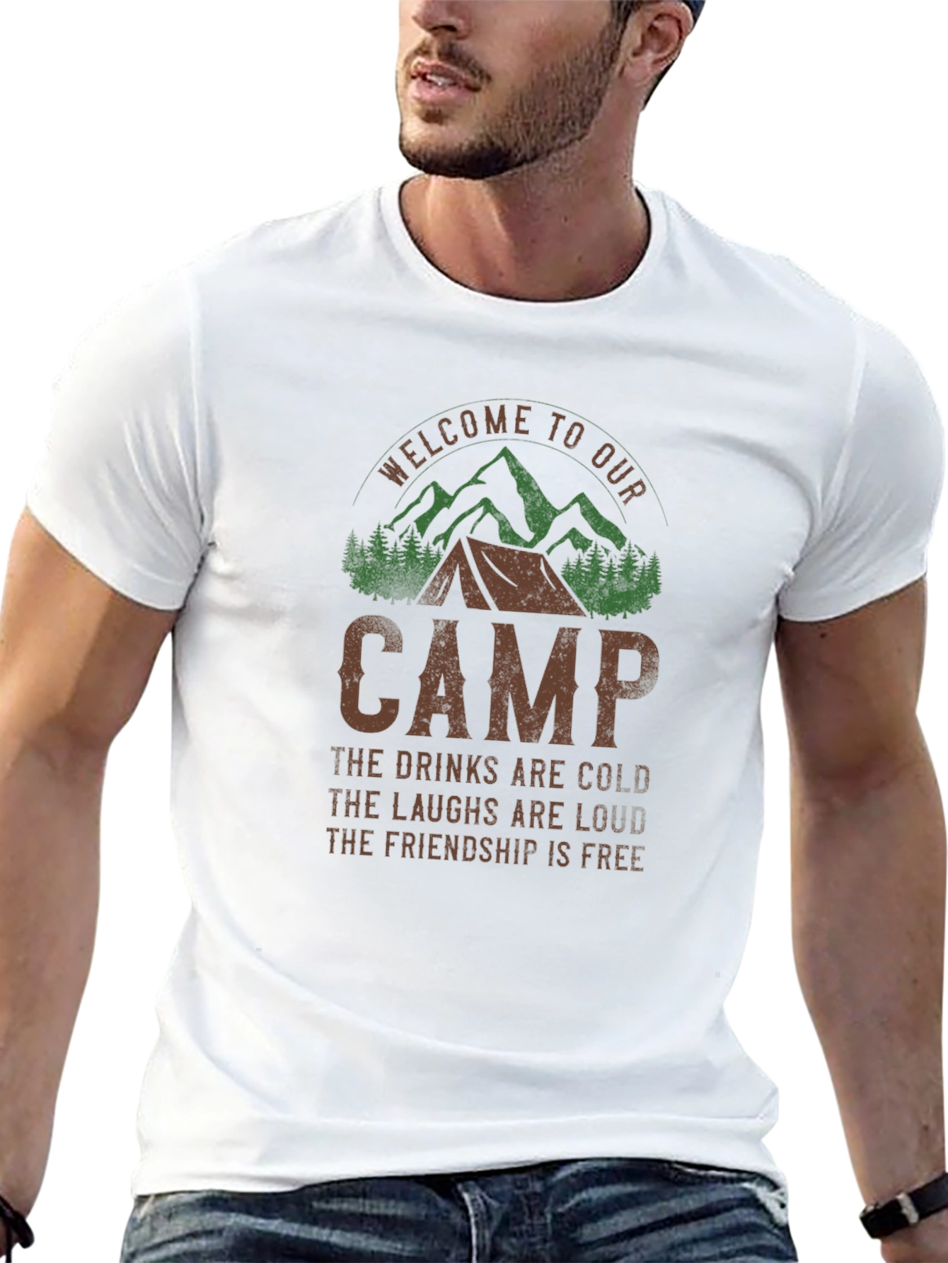 Welcome To Our Camp Graphic Tee