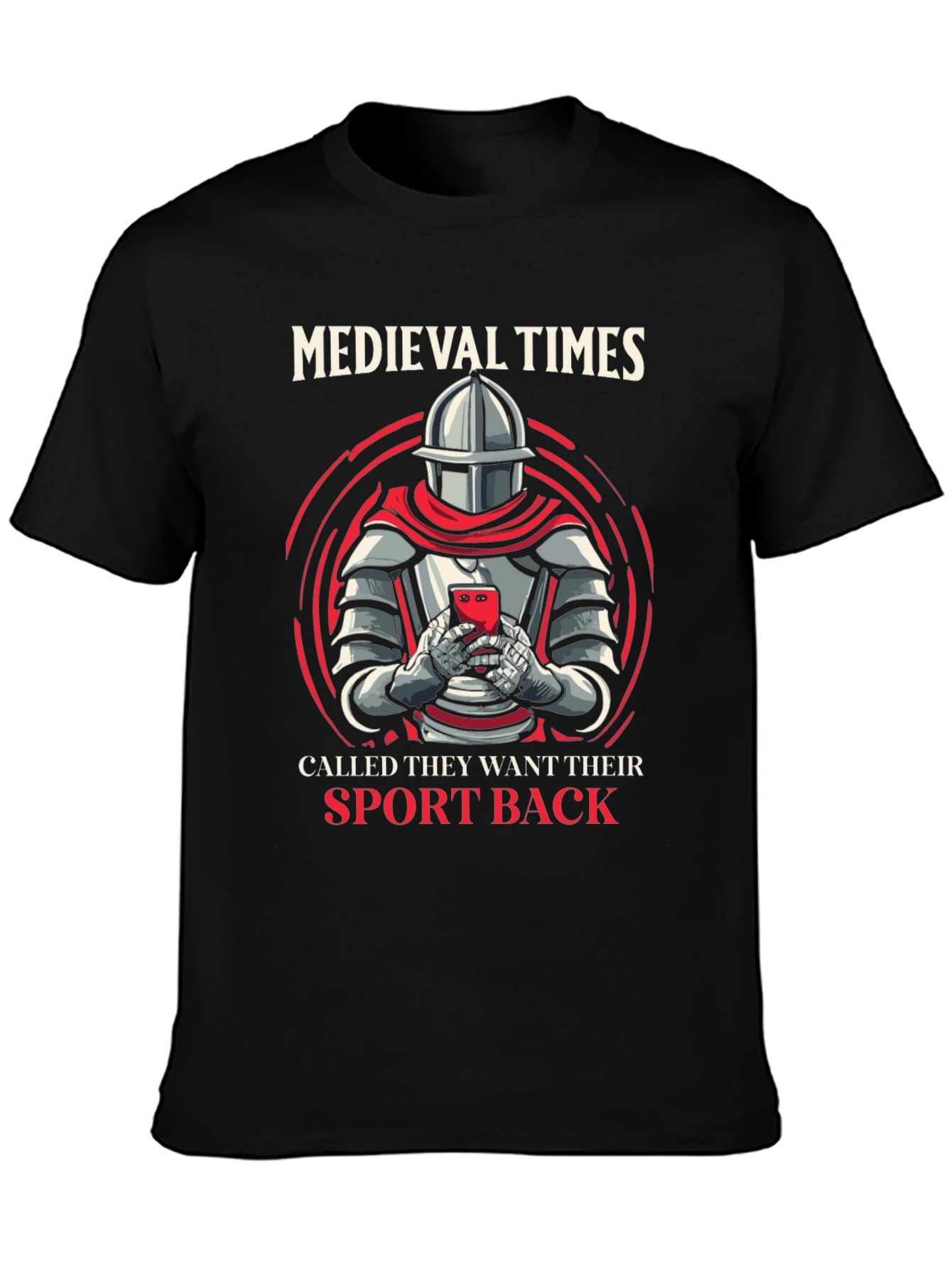 Medieval Times Knight T-Shirt - Funny Gamer Tee