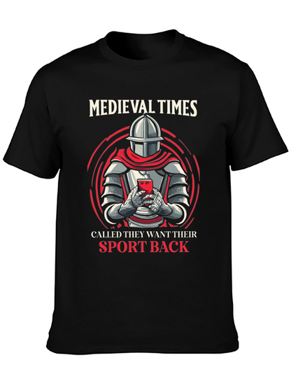 Medieval Times Knight T-Shirt - Funny Gamer Tee