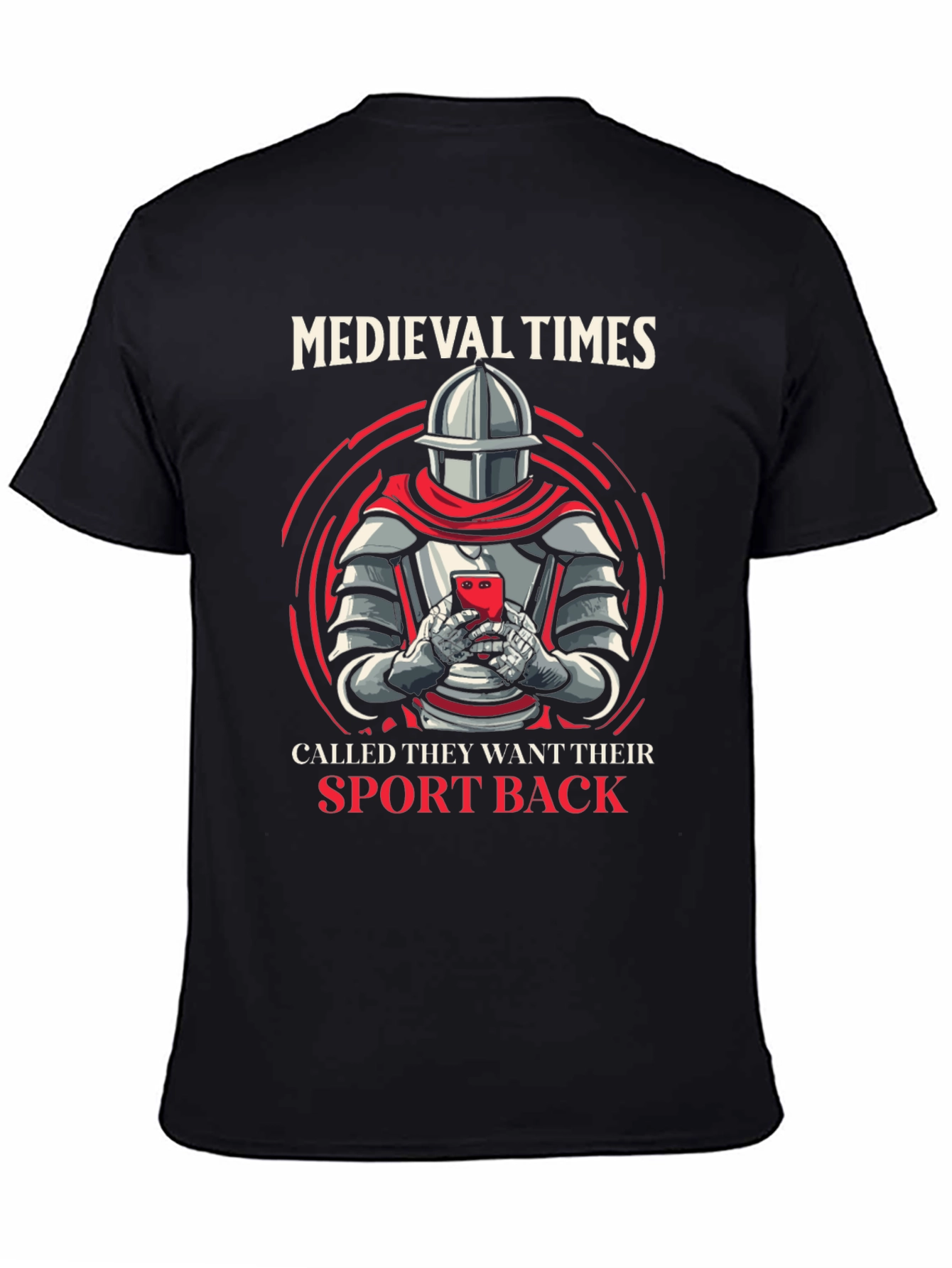 Medieval Times Knight T-Shirt - Funny Gamer Tee