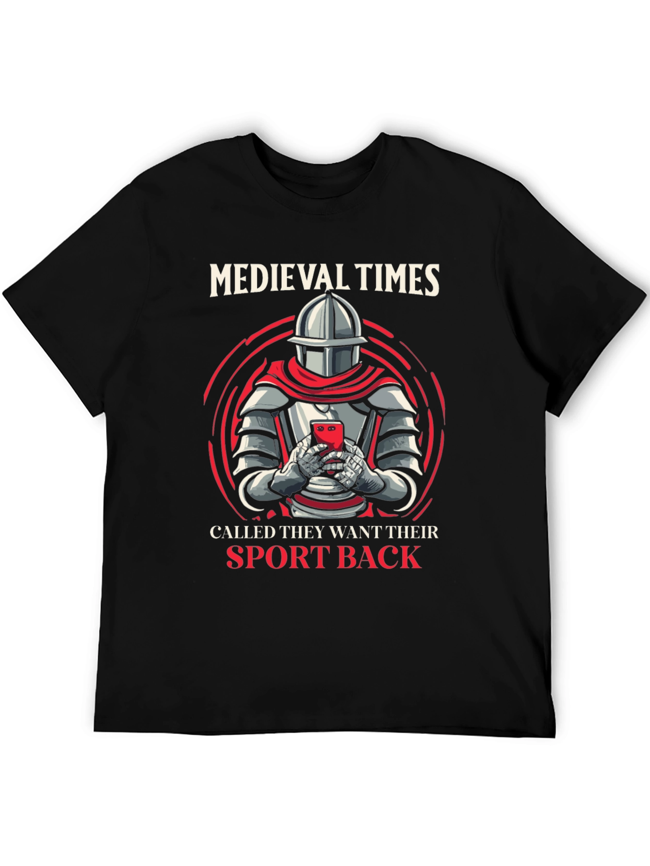 Medieval Times Knight T-Shirt - Funny Gamer Tee