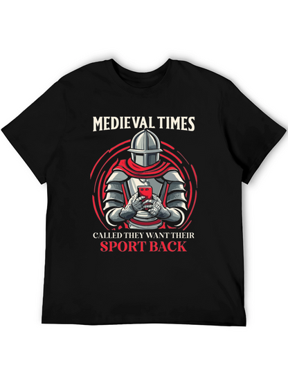 Medieval Times Knight T-Shirt - Funny Gamer Tee