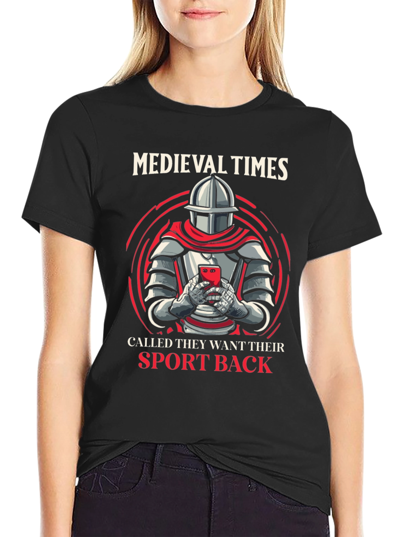 Medieval Times Knight T-Shirt - Funny Gamer Tee