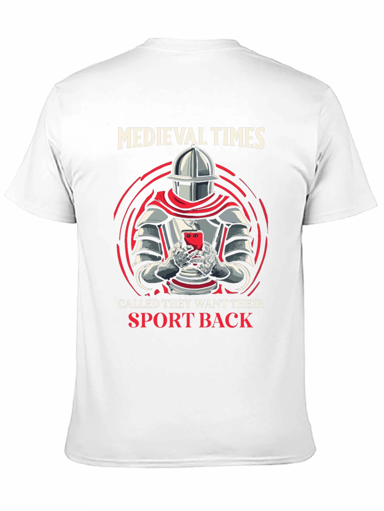 Medieval Times Knight T-Shirt - Funny Gamer Tee