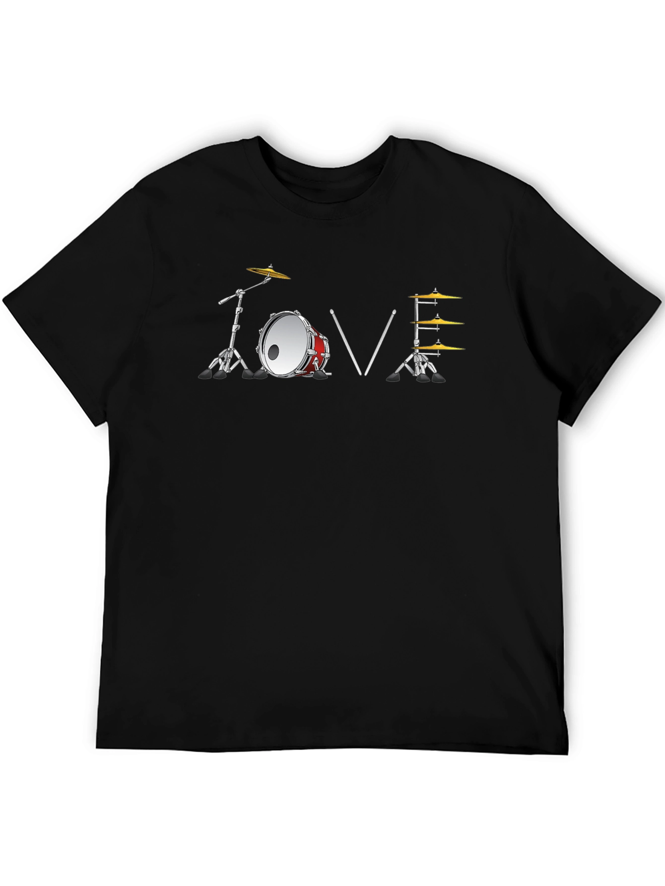 Drummer Love T-Shirt - Music Lover Tee