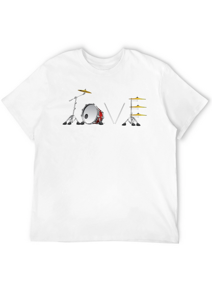 Drummer Love T-Shirt - Music Lover Tee