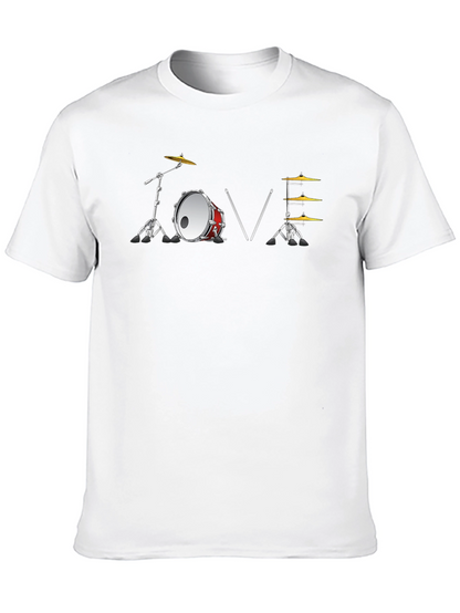 Drummer Love T-Shirt - Music Lover Tee