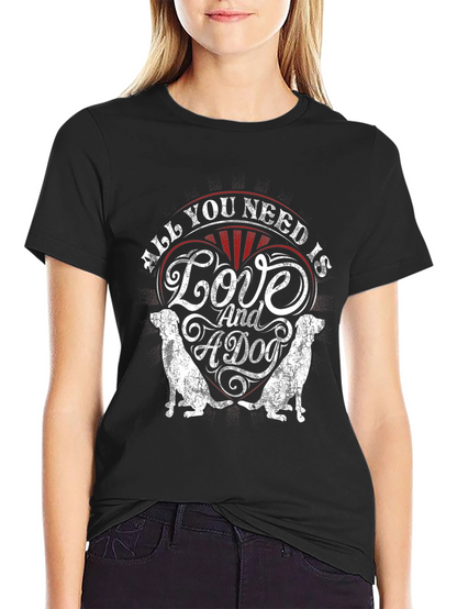 Love and a Dog Graphic Tee