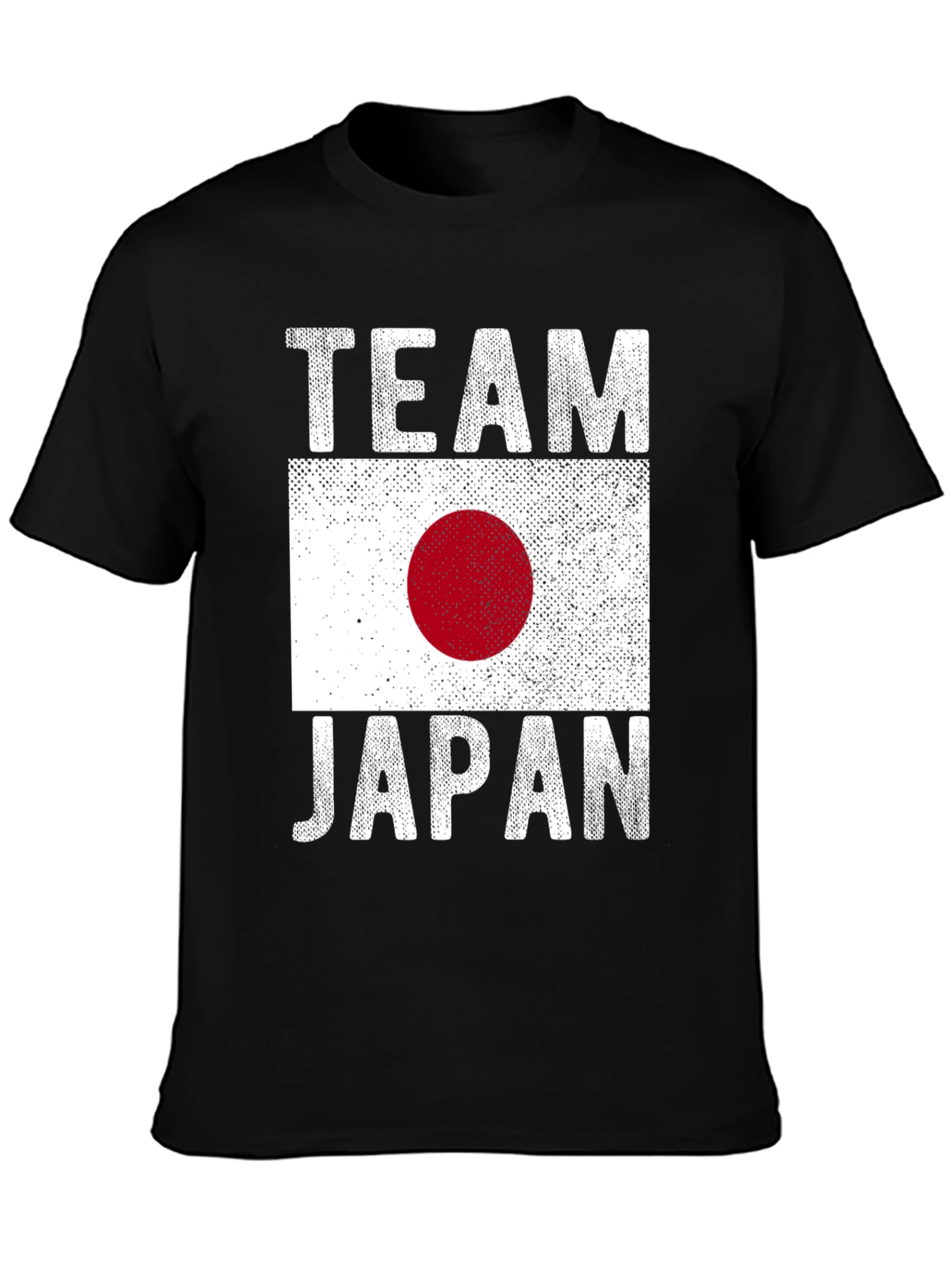 Team Japan T-Shirt - Distressed Flag Design
