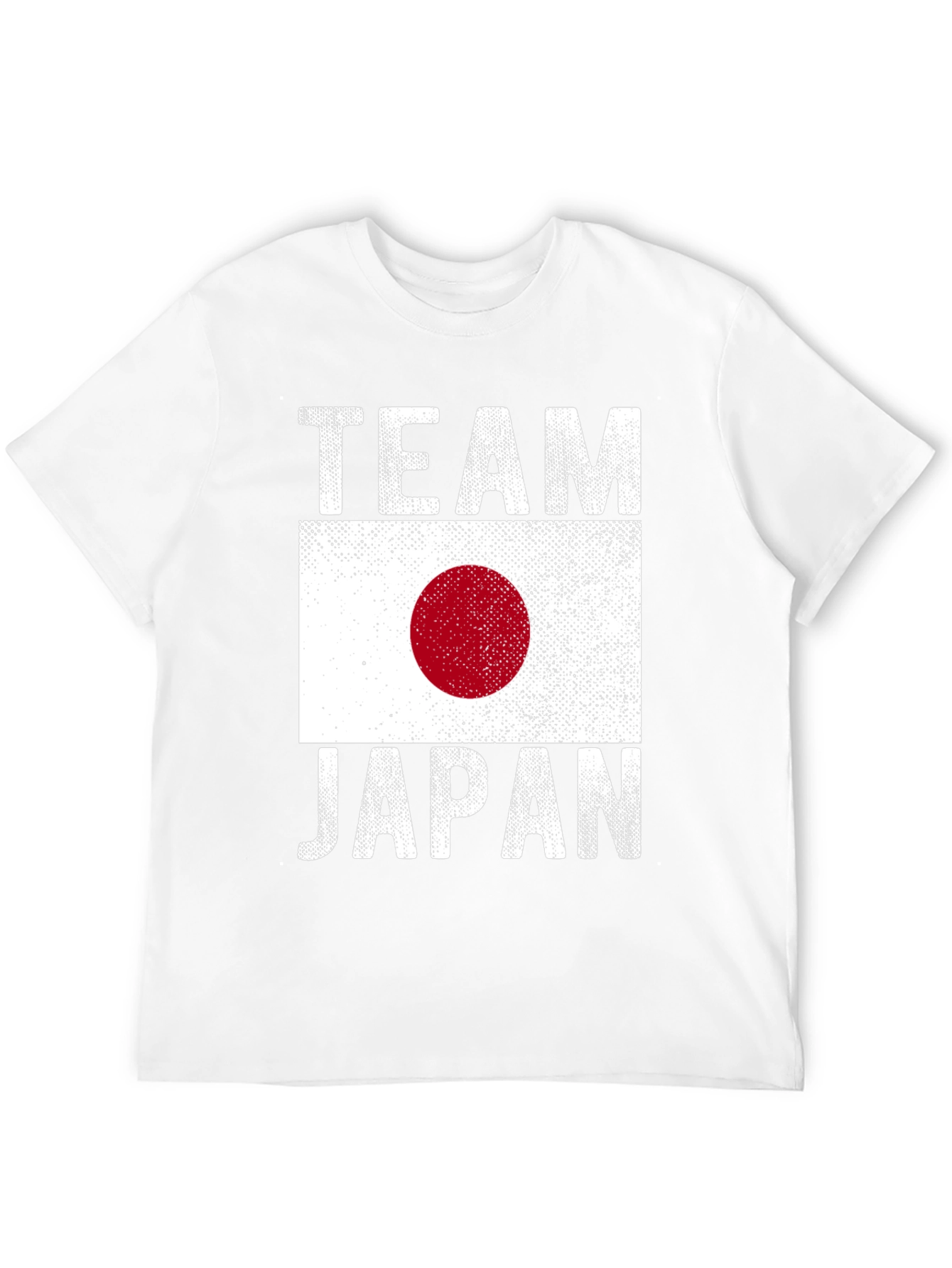 Team Japan T-Shirt - Distressed Flag Design