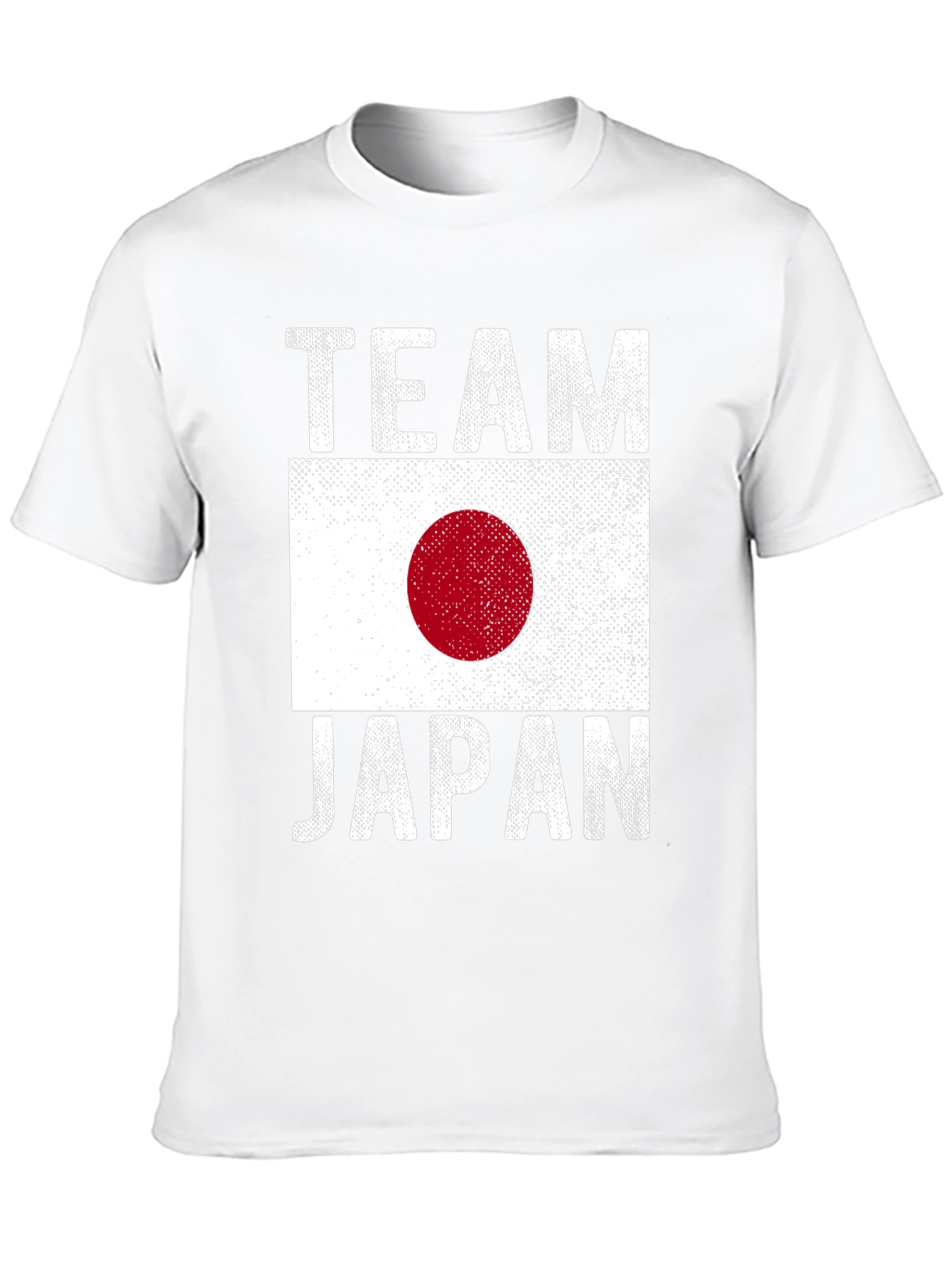 Team Japan T-Shirt - Distressed Flag Design