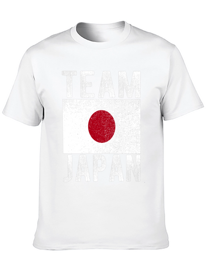 Team Japan T-Shirt - Distressed Flag Design