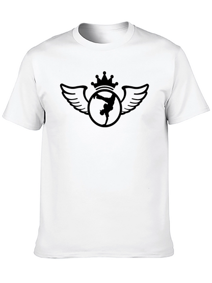 Crown Winged Dancer Black Graphic Tee