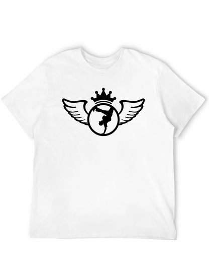 Crown Winged Dancer Black Graphic Tee