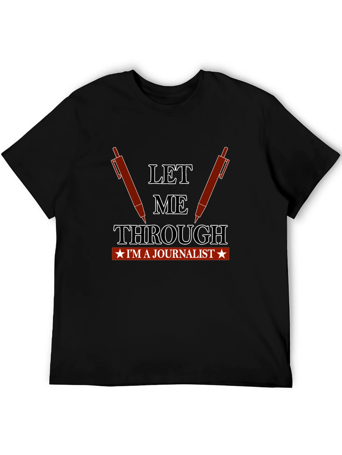 Let Me Through Journalist Graphic Tee
