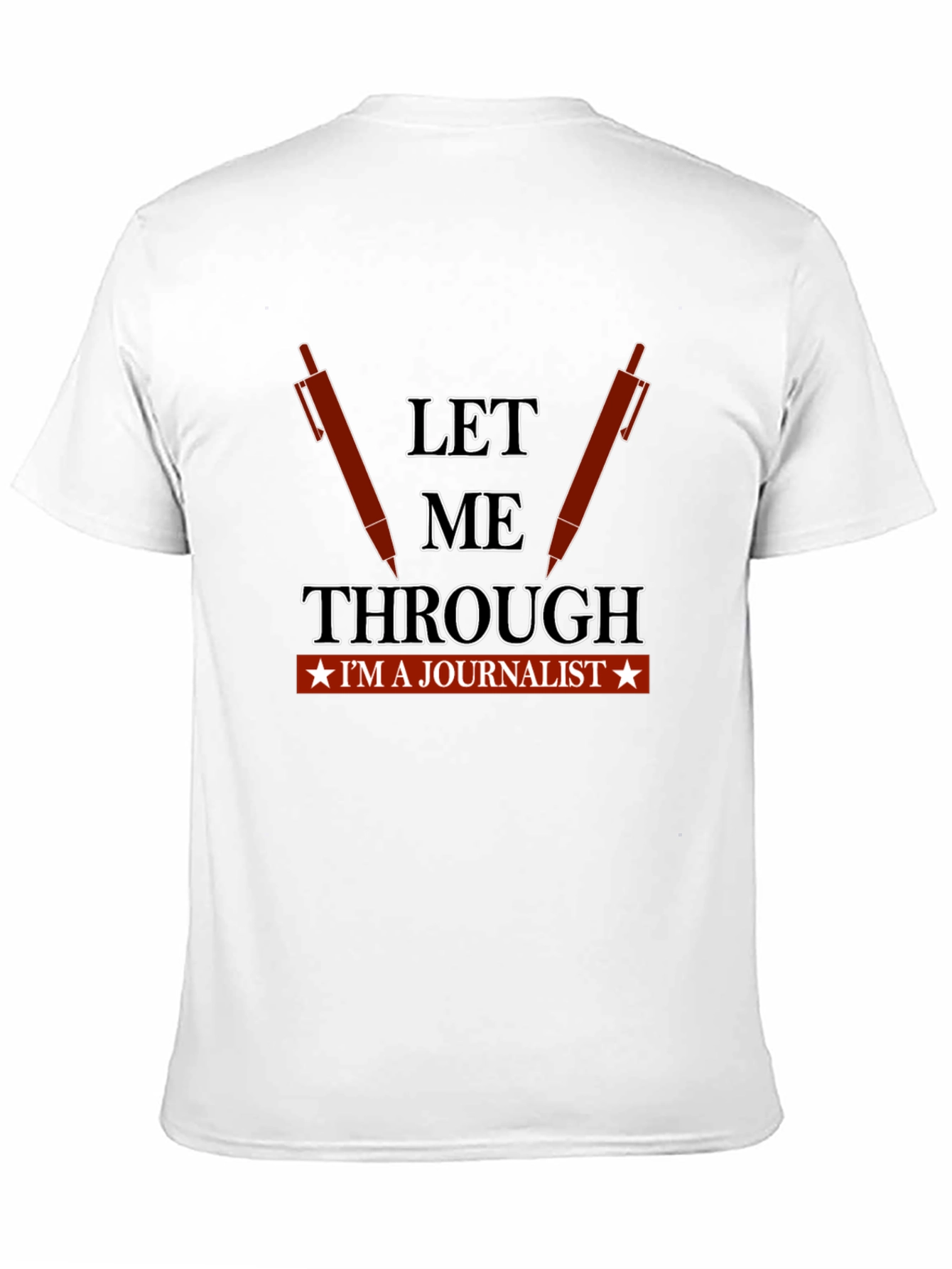 Let Me Through Journalist Graphic Tee