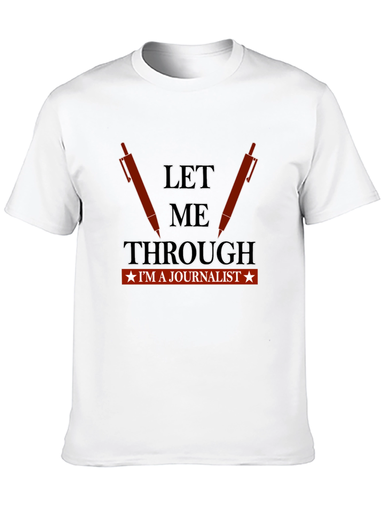 Let Me Through Journalist Graphic Tee
