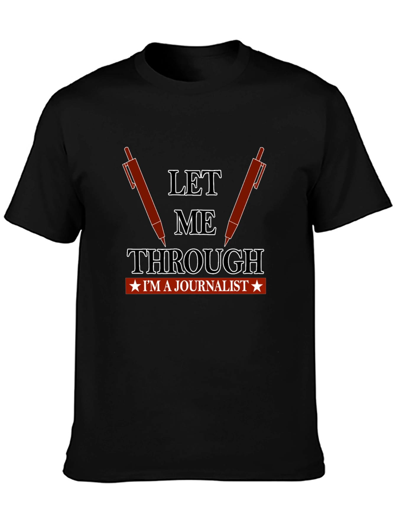 Let Me Through Journalist Graphic Tee