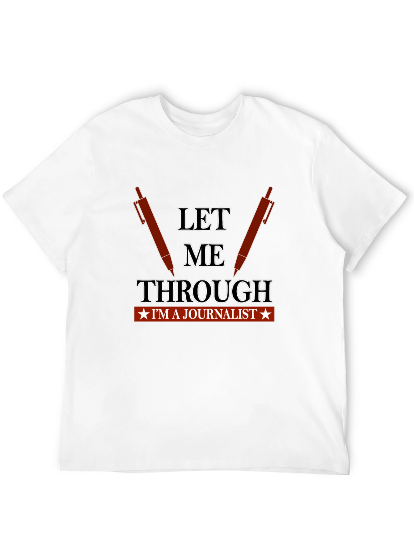 Let Me Through Journalist Graphic Tee