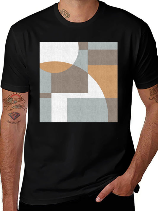 Geometric Art Tee - Modern Abstract Design T-Shirt