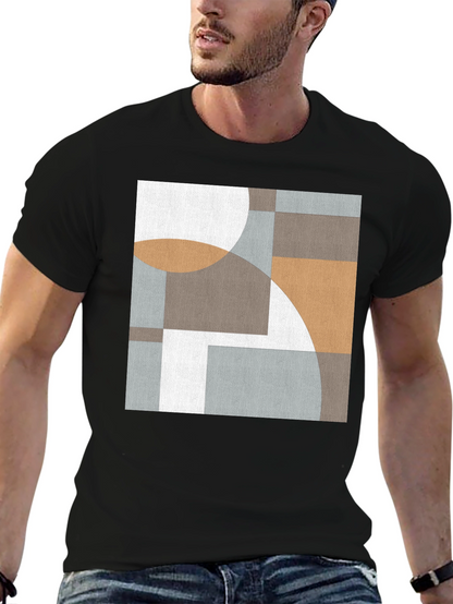 Geometric Art Tee - Modern Abstract Design T-Shirt